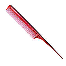 Гребінець Y.S.Park YS 106 Tail Comb з хвостиком, червоний (YS-106 Red)