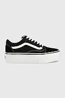 Urbanshop com ua Кеди Vans Old Skool жіночі колір чорний VN0A7Q5M6BT1-BLKWH РОЗМІР ЗАПИТУЙТЕ