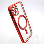 Чохол накладка з MagSafe Stylish Case для Apple iPhone 12 Pro Rose Red, фото 2