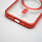 Чохол накладка з MagSafe Stylish Case для Apple iPhone 12 Pro Rose Red, фото 5