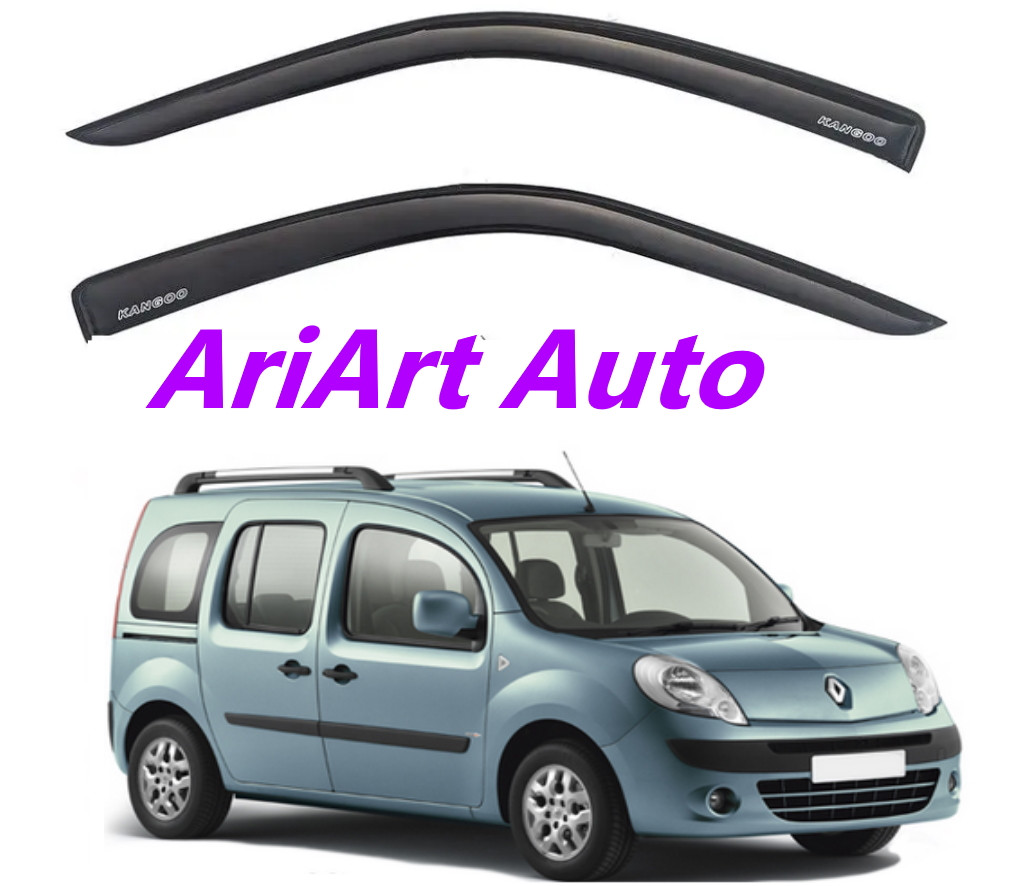 Дефлектори бічних вікон Renault Kangoo II 2008-2020 AV-Tuning вітровики на двері автомобіля