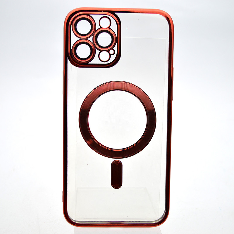 Чохол накладка з MagSafe Stylish Case для Apple iPhone 12 Pro Max Rose Red, фото 1