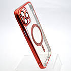 Чохол накладка з MagSafe Stylish Case для Apple iPhone 12 Pro Max Rose Red, фото 2