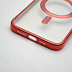 Чохол накладка з MagSafe Stylish Case для Apple iPhone 12 Pro Max Rose Red, фото 5