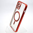 Чохол накладка з MagSafe Stylish Case для Apple iPhone 12 Pro Max Rose Red, фото 3
