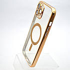 Чохол накладка з MagSafe Stylish Case для Apple iPhone 12 Pro Max Gold, фото 3