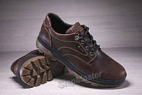 Спортивные кожаные туфли Waterproof Nubuck Brown 40