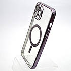 Чохол накладка з MagSafe Stylish Case для Apple iPhone 12 Pro Max Dark Purple, фото 3