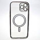 Чохол накладка з MagSafe Stylish Case для Apple iPhone 12 Pro Max Dark Purple, фото 5