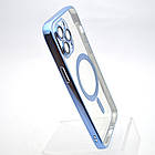 Чохол накладка з MagSafe Stylish Case для Apple iPhone 12 Pro Max Light Blue, фото 2