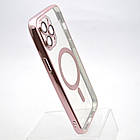 Чохол накладка з MagSafe Stylish Case для Apple iPhone 12 Pro Max Rose Gold, фото 2