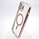 Чохол накладка з MagSafe Stylish Case для Apple iPhone 12 Pro Max Rose Gold, фото 3