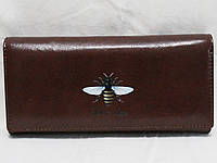 Кошелек женский Tailian кожа-PU коричневый пчела