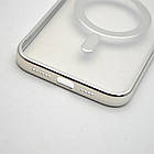 Чохол накладка з MagSafe Stylish Case для Apple iPhone 12 Pro Max Silver, фото 4