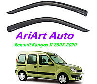 Дефлекторы боковых окон Renault Kangoо II 2008-2020 ветровики на двери автомобиля