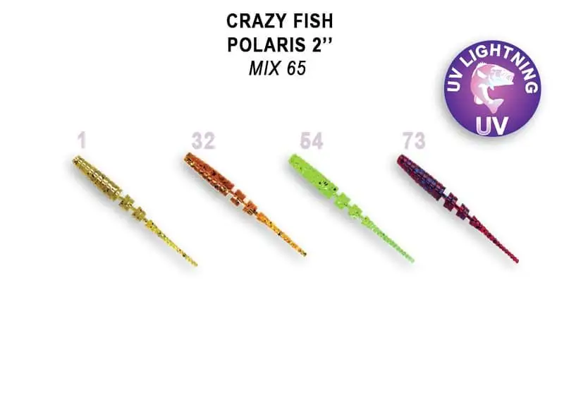 Їстівний силікон Crazy Fish Polaris 2." 17-54-М64-6 кальмар