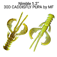 Съедобный силикон Crazy Fish Nimble 1.2" 76-30-30d-5 чеснок