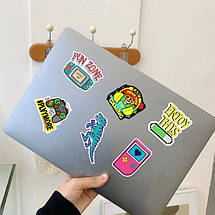 Набір вінілових наклейок стикерів Геймерський Стікербомбінг на авто ноутбук стіну 50 шт., фото 4