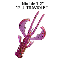 Съедобный силикон Crazy Fish Nimble 1.2" 76-30-12-6 кальмар