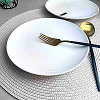 Набір плоских білих тарілок 20 см 6 шт. ARDESTO Imola Хорека