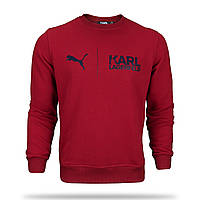 Світшот чоловічий бордо KARL LAGERFELD - PUMA BOR L(Р) 21-518-001