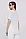 Льняний светр Dkny колір білий легкий, XS, S, M, фото 3