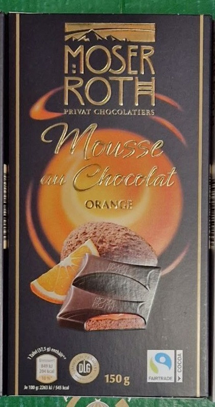 Шоколад Moser Roth Orange 150 г., фото 1