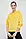 Кофта Champion жіноча колір жовтий з капюшоном однотонна, S, M, L, XL, фото 2