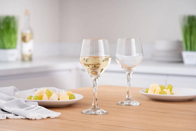 Набір бокалів для вина ARDESTO Loreto 6 шт, 260 мл, скло AR2626LW, фото 1