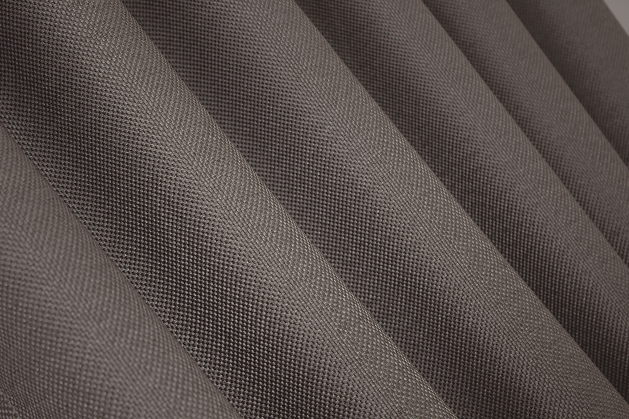 Шторна тканина льон-блекаут рогожка, колекція "Льон Мішковина". Колір сіро-коричневий. Код 1160ш, фото 1
