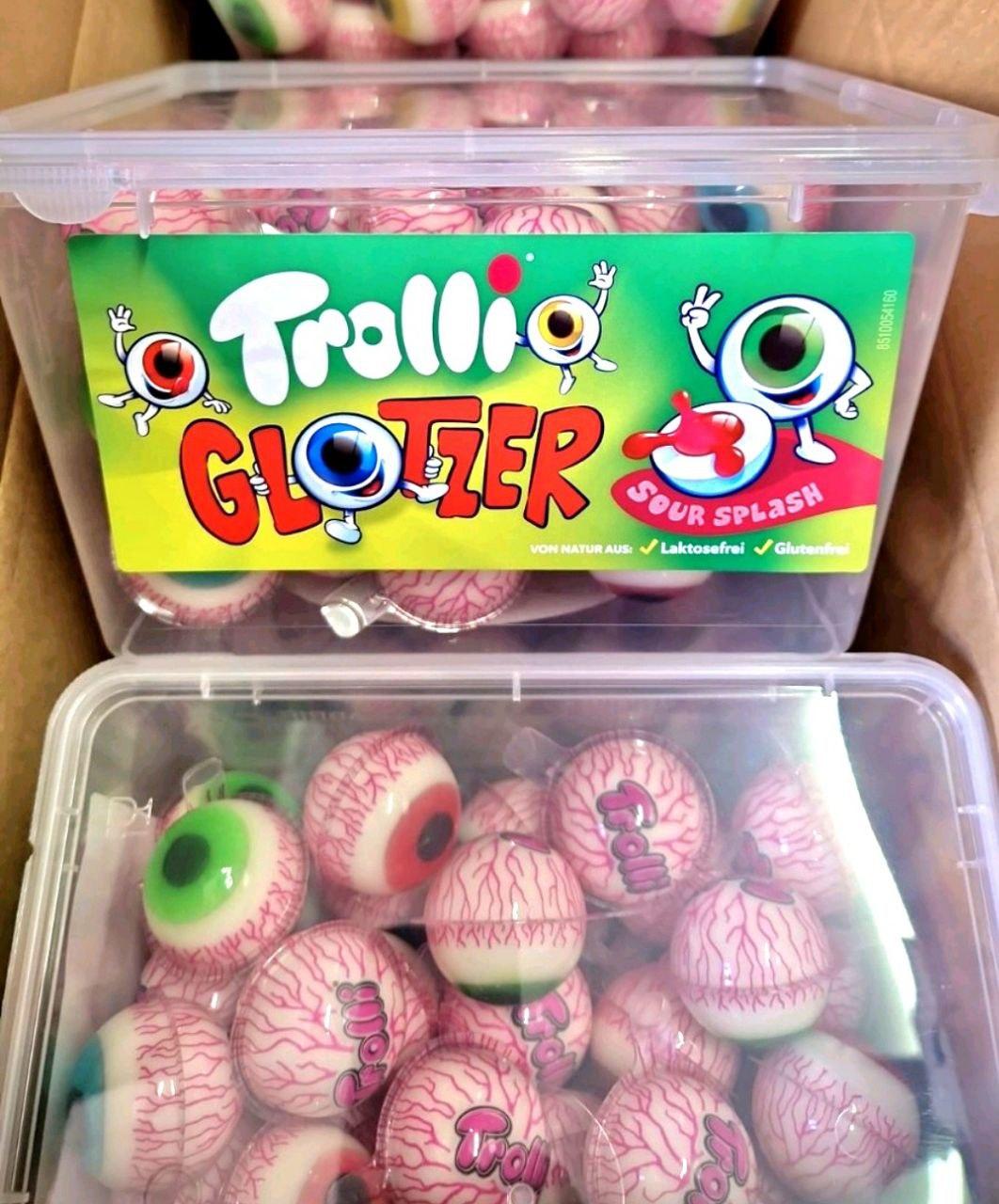 Желейки Очі Trolli Glotzer 1128 г. (60 шт.), фото 1