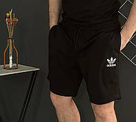 Шорты Adidas мужские Черные спортивные шорты Адидас с карманами