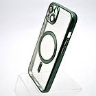 Чохол накладка з MagSafe Stylish Case для Apple iPhone 13 Dark Green, фото 4
