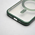 Чохол накладка з MagSafe Stylish Case для Apple iPhone 13 Dark Green, фото 6