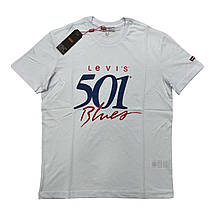 Футболка брендова 501 Blues — White, фото 4