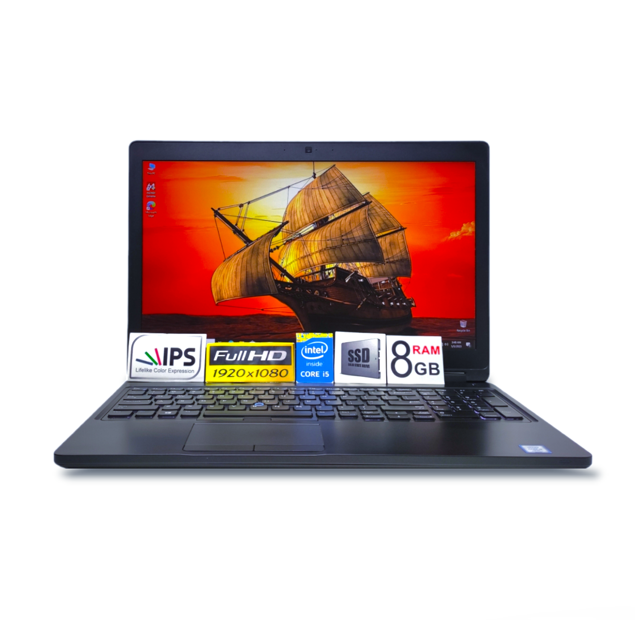Бізнес Ноутбук Dell Latitude 5580 15.6 FHD IPS Core i5 7300U Ram 8GB DDR4 SSD 256GB Intel HD Graphics 620