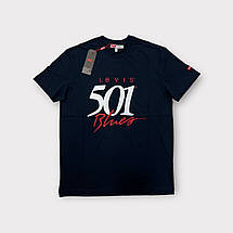 Футболка брендова 501 Blues — Dark Navy, фото 4