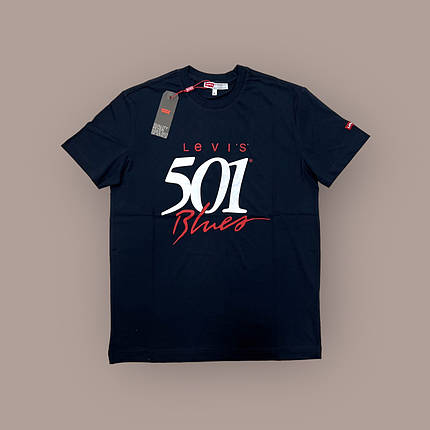 Футболка брендова 501 Blues — Dark Navy, фото 1