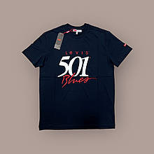 Футболка брендова 501 Blues — Dark Navy