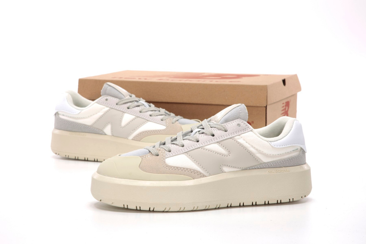 Кросівки жіночі весна літо білі з бежевим New Balance CT302 White Beige. Жіноче взуття Нью Баланс СТ302
