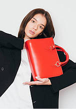 Стильна сумка з ручками "Fency" з натуральної шкіри