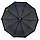 Чоловіча складана парасолька напівавтомат на 10 спиць із системою антивітер від Toprain, чорний, 0350-1, фото 3