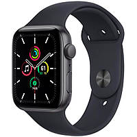 Смарт-часы Apple Watch SE GPS 44mm Space Gray Aluminum Case with Midnight Sport Band (MKQ63) [61458]