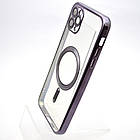 Чохол накладка з MagSafe Stylish Case для Apple iPhone 11 Pro Max Dark Purple, фото 3