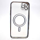 Чохол накладка з MagSafe Stylish Case для Apple iPhone 11 Pro Max Dark Purple, фото 4