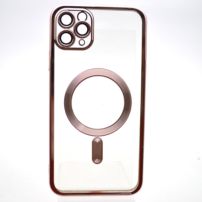 Чохол накладка з MagSafe Stylish Case для Apple iPhone 11 Pro Max Rose Gold, фото 1