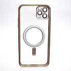 Чохол накладка з MagSafe Stylish Case для Apple iPhone 11 Pro Max Rose Gold, фото 5