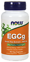 NOW Foods ЕГКГ екстракт зеленого чаю 400 мг 90 вегетаріанських капсул
