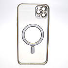 Чохол накладка з MagSafe Stylish Case для Apple iPhone 11 Pro Max Silver, фото 4