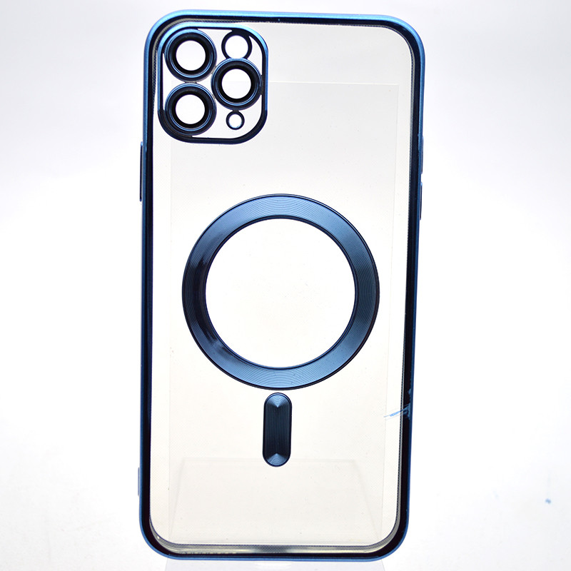 Чохол накладка з MagSafe Stylish Case для Apple iPhone 11 Pro Max Blue, фото 1